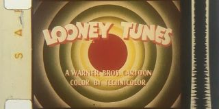 16mm Sound - " Guided Muscle " - 1955 Looney Toons Cartoon - Road Runner