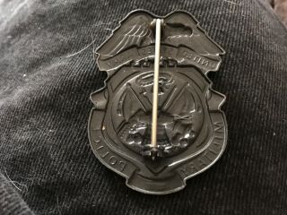 Vintage United States Army Military Police Badge,  Matte Finish,  Pin Badge, 2