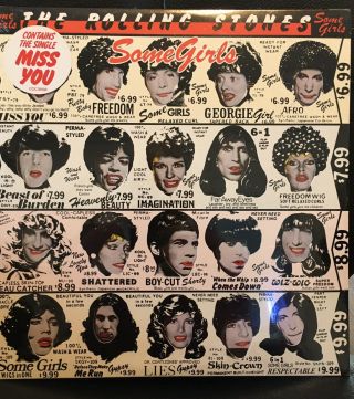 Factory The Rolling Stones Some Girls Lp - Banned Cover 1978