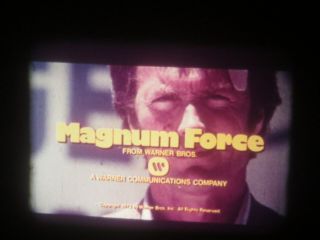 16mm Theatrical Trailer Clint Eastwood " Magnum Force " 1973