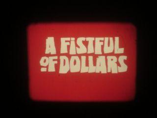 16mm Theatrical Trailer Clint Eastwood " A Fist Full Of Dollars " 1964