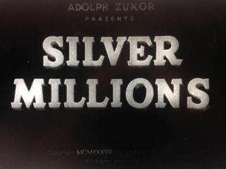 Silver Millions 1938 Paramount 16mm B&w Snd Alaskan Fishing Hard To Find Title