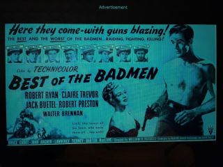 16mm Film Feature " Best Of The Badman " Orig B/w Kodak Positive 1951