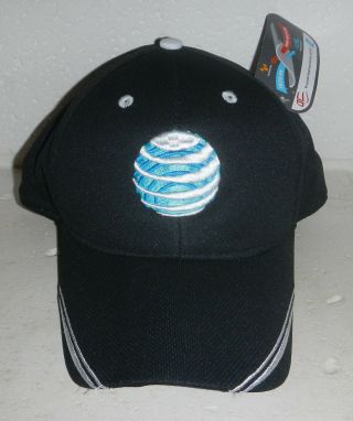 Nwt At&t Telecommunications Phone Company Logo Baseball Hat Cap