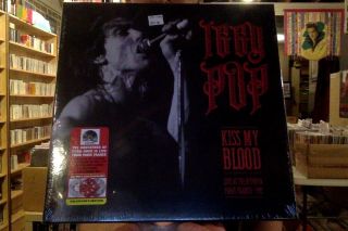 Iggy Pop Kiss My Blood 3xlp Box Set Splatter Color Vinyl,  Poster,  Dvd Rsd 2020