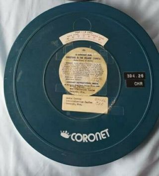 Coronet 16mm Film Christmas In The Village