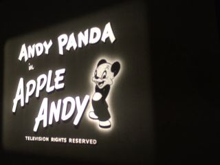 16mm Kodak B&w Sound - Cartoon Andy Panda In “apple Andy” - 400’ Reel (1945)
