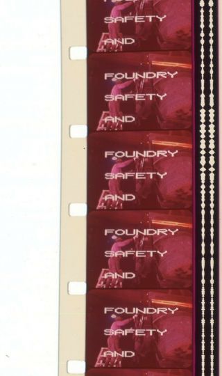 16mm Film Short - Us.  Department Of Labor Osha - Foundry Safety & Health Test 2