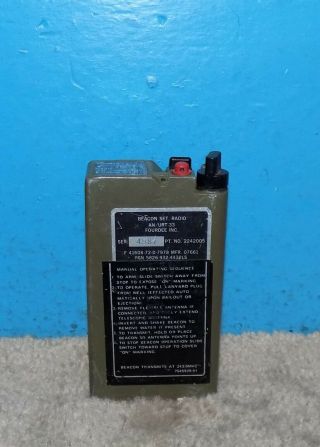 An/urt - 33 Beacon Radio Set Emergency Communication Transmitter