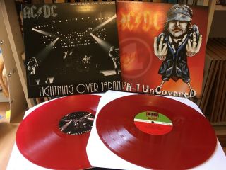 Ac/dc Vinyl 2x Rare Live Red Japan Vh - 1 Uncovered Ltd Ed Soundboard Lp (2017)
