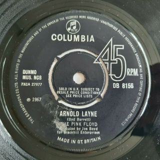 The Pink Floyd - Arnold Layne 1967 Uk 7in