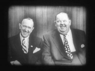 16mm Film Laurel & Hardy Live,  Nbc - Tv,  December 1,  1954 In Us