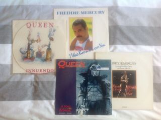4 X Freddie Mercury/queen Vinyl Lp 