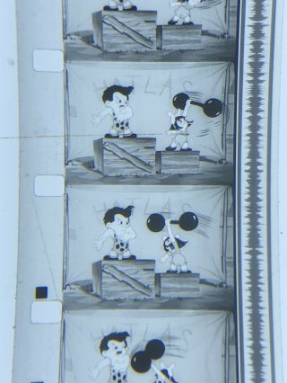 16mm Sound B/W Theatrical Cartoon Scrappys Sideshow vg 1939 400” 6