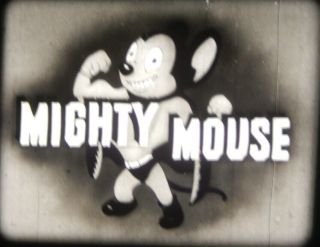 16mm Film - Mighty Mouse Rides Again - 20th Century Fox - 1943 Cartoon Short