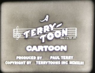 16mm Film - Mighty Mouse Rides Again - 20th Century Fox - 1943 Cartoon Short 3