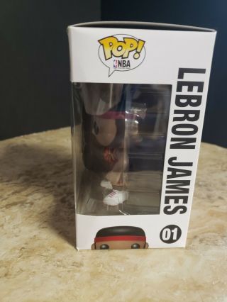 Lebron JAMES 01 Funko Pop Vaulted Retired,  Cleveland Cavaliers Red Jersey 2