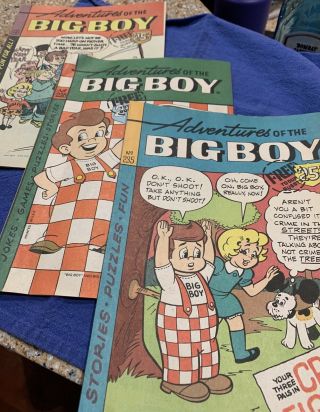 Adventures Of The Big Boy Comic Books,  By Big Boy (elby 