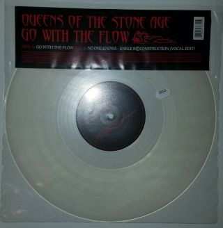 Queens Of The Stone Age Go With The Flow Unkle Remix [clear Vinyl 12 ",  Import]