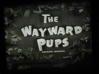 16mm The Wayward Pups Mgm Cartoon 400 