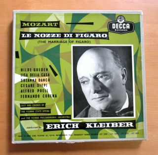 LXT 5088 - 91 Mozart Le Nozze Di Figaro Gueden Della Casa Kleiber 4xLP Decca NM 2
