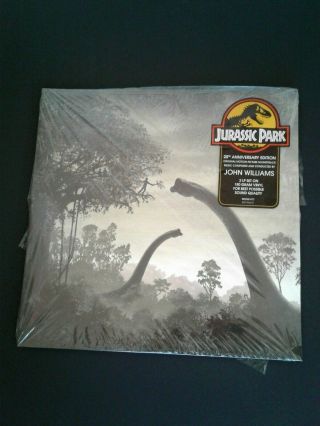 2013 Jurassic Park - 12 " Mondo Soundtrack Ost Black Vinyl 2xlp 20th Anniversary