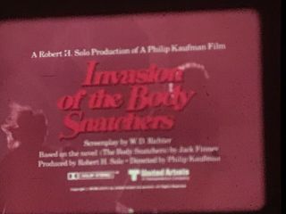 16mm Film Movie Trailers - Invasion Of The Body Snatchers - Two Trailers