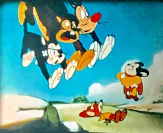 16mm KODACHROME - MIGHTY MOUSE CARTOON - HERO FOR DAY TERRY TOON 2