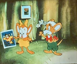 16mm KODACHROME - MIGHTY MOUSE CARTOON - HERO FOR DAY TERRY TOON 4