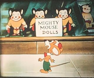 16mm KODACHROME - MIGHTY MOUSE CARTOON - HERO FOR DAY TERRY TOON 5