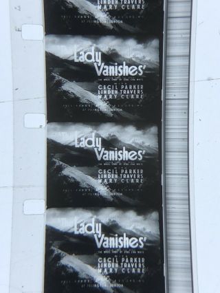 16mm Sound B/w Feature The Lady Vanishes 1938 Alfred Hitchcock Classic Vg Uncut