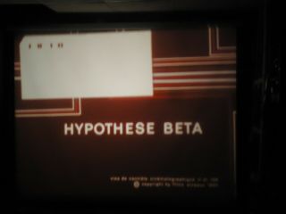 16mm Hypothese Beta Animation Short Film 400 
