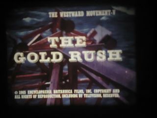 16mm The Gold Rush Westward Movement Series Of Films 1965 Lpp 1200 
