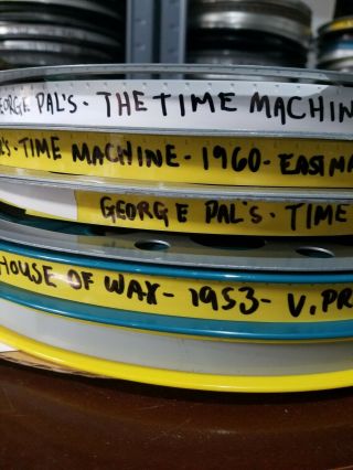 16mm Double Features - House Of Wax And The Time Machine - Scifi - Horror -