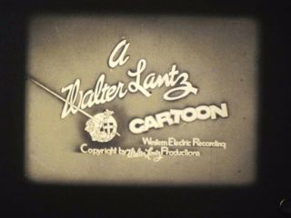 16 mm B & W Sound 469 Castle Films Woody Woodpecker Fair Weather Fiends 1952 2