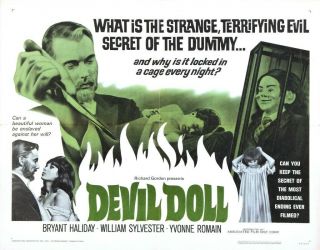 16mm Feature Film Devil Doll (1964)