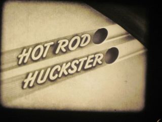 16 Mm B & W Sound 521 Castle Films Woody Woodpecker Hot Rod Huckster 1954