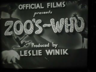 16mm Zoos - Who Official Films Sound