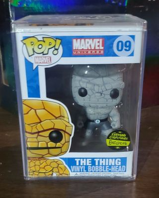 Funko Pop The Thing 09 Black And White Gemini Collectibles Exclusive