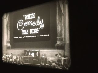 16mm B&W Sound Feature - “WHEN COMEDY WAS KING” (1960) Complete 2x1600’ Reels 4