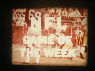 16mm - Nfl Game Of The Week - Giants Beat Steelers - Opening Day 1968 - Highlight Reel
