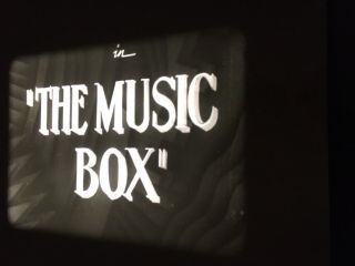 16mm B&w Sound - Laurel & Hardy “the Music Box” - 1200’ Reel/can (1932) Vg
