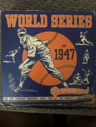 1947 Baseball World Series 16mm Movie Official Films Yankees Dodgers No.  24