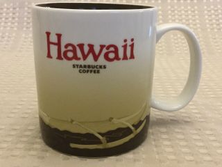 2009 Hawaii Starbucks Coffee 16 Fl Oz Collectors Series Cup Mug