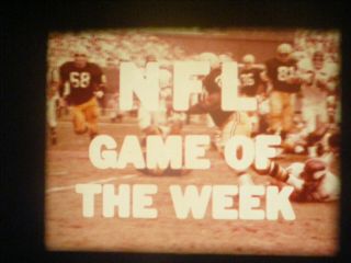 16mm - Nfl Game Of The Week - Vikings Beat Packers - September 1968 - Highlight Reel