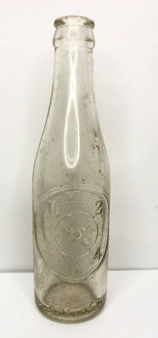Vintage Dr Pepper Soda Bottle 6 1/2 Oz 10 2 4 Clear Montgomery Ala Good For Life