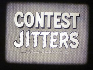 16 Mm B&w Sound 390 Contest Jitters Castle Films 1957