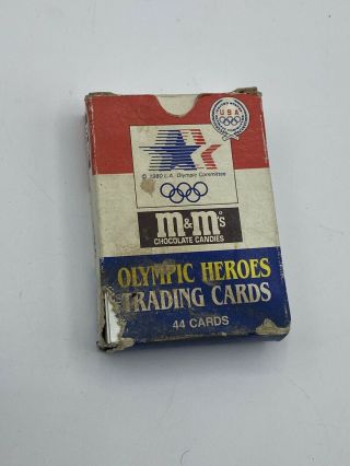 Vintage 1984 M&m Olympic Heroes Trading Cards - Complete Set 1 - 44