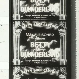 16mm Film BETTY IN BLUNDERLAND Betty Boop Cartoon 2