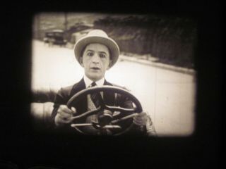 16 mm B & W Sound 529 A Weekend Driver Larry Semon Castle Films 1925 / 1957 2